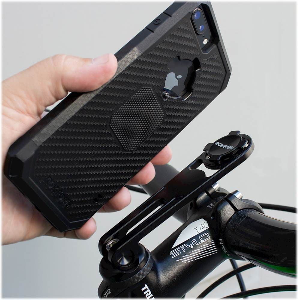 rugged case for apple iphone 6 plus, 6s plus, 7 plus and 8 plus - black rugged case for apple iphone 6 plus, 6s plus, 7 plus and 8 plus - black