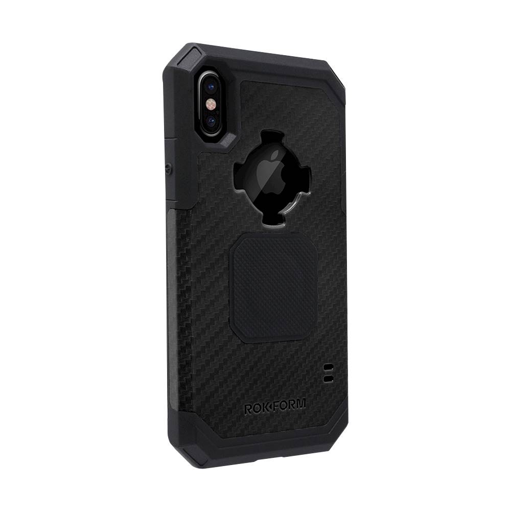 Angle View: Rokform - Rugged Case for Apple® iPhone® X and XS - Black