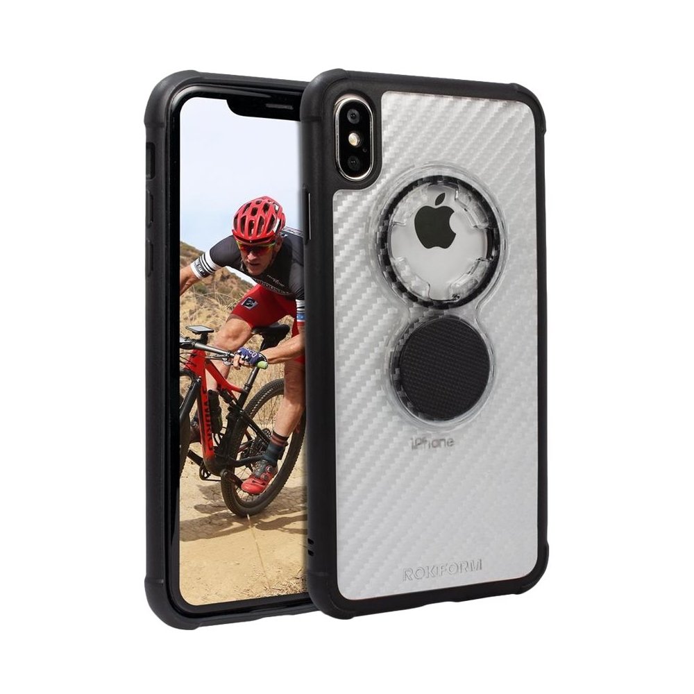 crystal case for apple iphone xs max - clear carbon