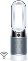 Dyson - HP04 Pure Hot + Cool 800 Sq. Ft. Smart Tower Air Purifier, Heater and Fan - White/Silver - Front_Zoom