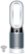 Front Zoom. Dyson - HP04 Pure Hot + Cool 800 Sq. Ft. Smart Tower Air Purifier, Heater and Fan - White/Silver.