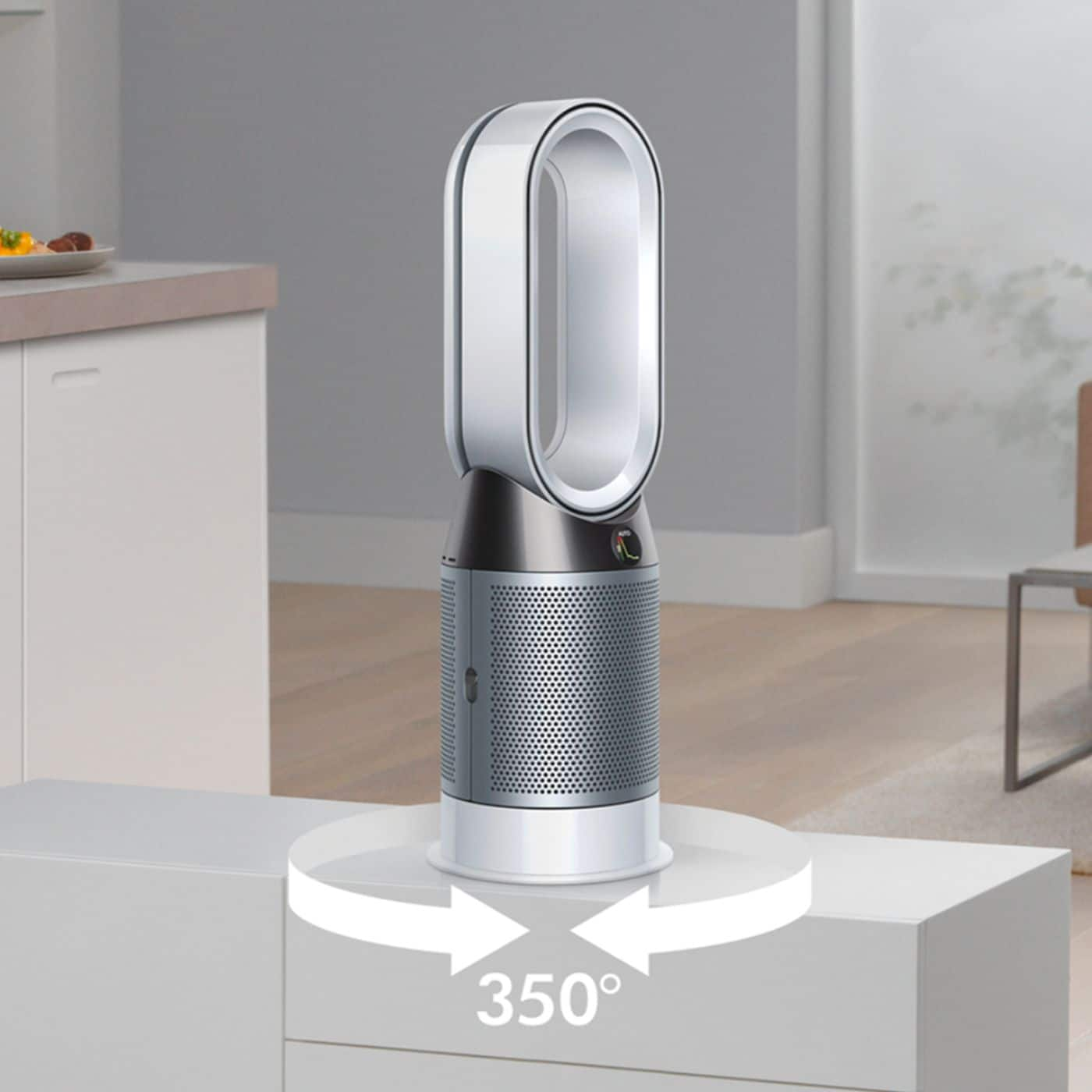 Merchandiser Scheur Vaarwel Best Buy: Dyson HP04 Pure Hot + Cool 800 Sq. Ft. Smart Tower Air Purifier,  Heater and Fan White/Silver 244314-01