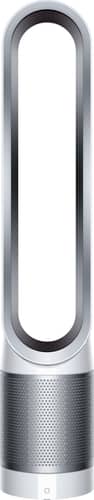 Dyson - TP01 Pure Cool Tower 800 Sq. Ft. HEPA Air Purifier and Fan - White/Silver
