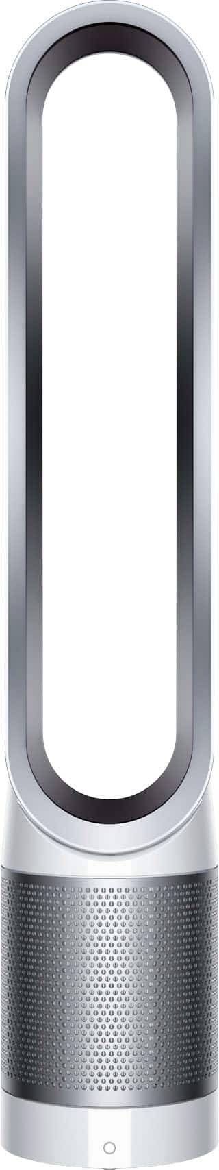 Front. Dyson - Pure Cool Purifying Fan TP01, Tower - White/Silver.