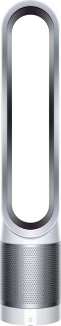 Dyson - Pure Cool Purifying Fan TP01, Tower - White/Silver TODAY ONLY At Best Buy