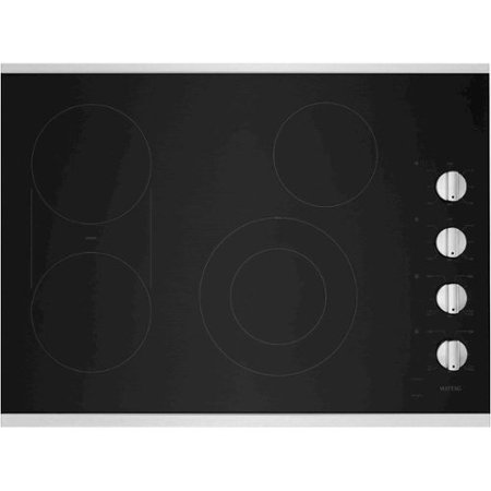 Maytag - 30" Built-In Electric Cooktop - Stainless Steel