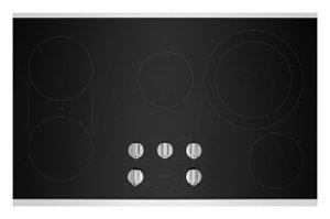 Maytag - 36" Built-In Electric Cooktop - Stainless steel - Front_Zoom
