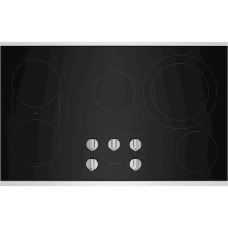 Maytag - 36" Built-In Electric Cooktop - Stainless Steel