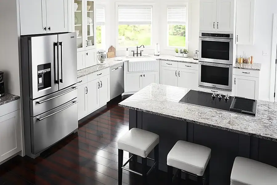 Alt View 31. Maytag - 36" Built-In Electric Cooktop - Stainless Steel.