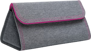 Storage Bag for Dyson Supersonic Hair Dryer - Gray/Fuchsia - Angle_Zoom