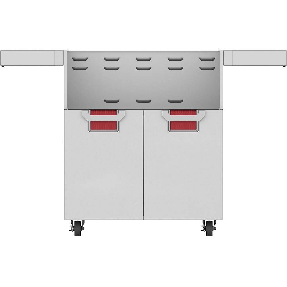 Angle. Hestan - Aspire ECD Series Double-Door Tower Cart for 30" Gas Grills - Matador.