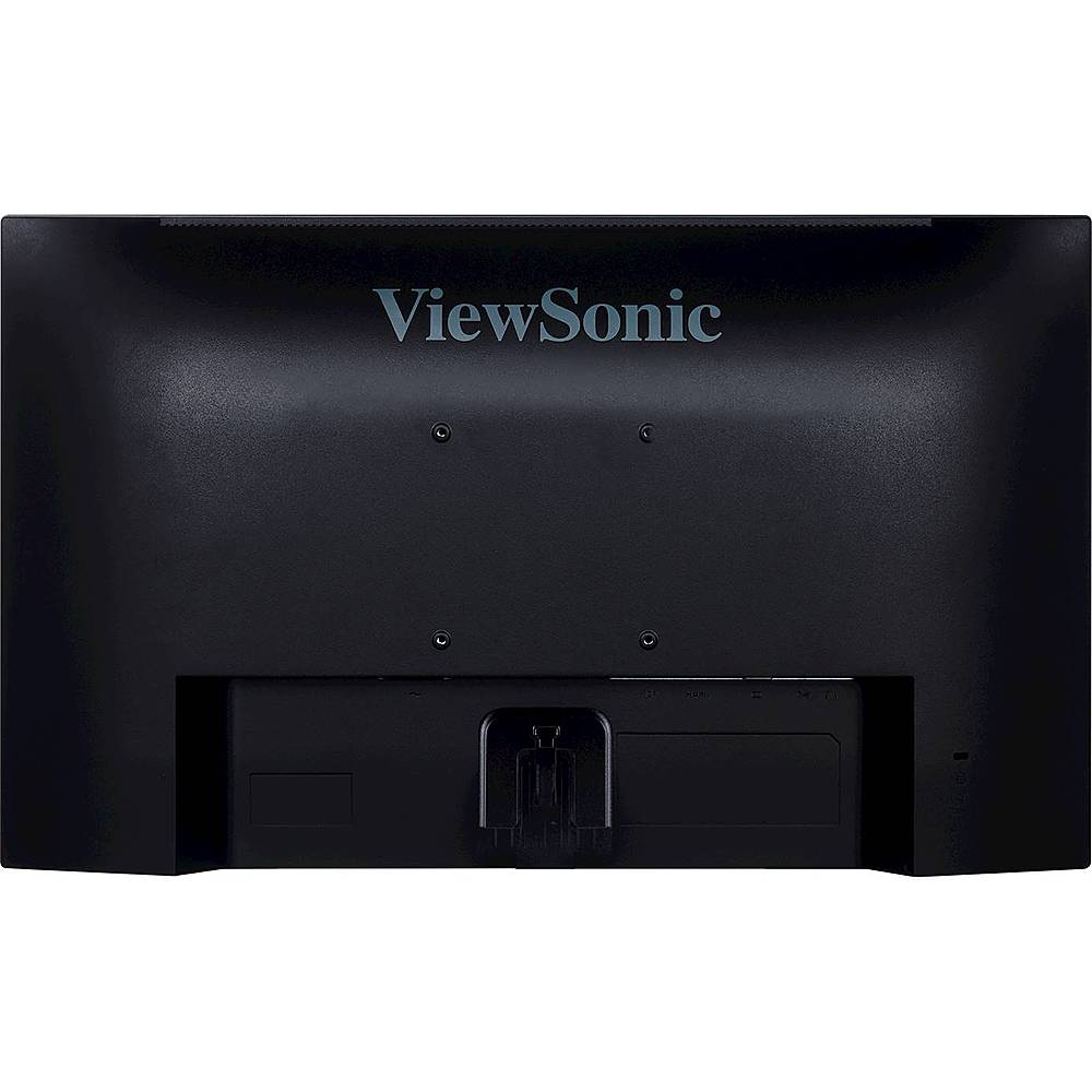 Back View: ViewSonic - VA2456-MHD_H2 23.8 LCD FHD Monitor (DisplayPort VGA, HDMI) - Black