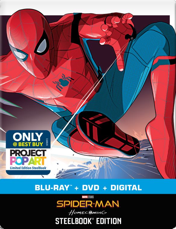  Spider-Man: Homecoming [SteelBook] [Includes Digital Copy] [Blu-ray/DVD] [Only @ Best Buy] [2017]
