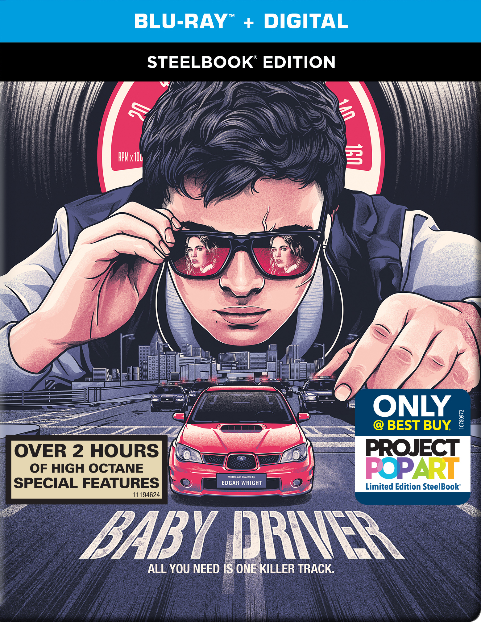 Best Buy: Baby Driver [SteelBook] [Includes Digital Copy] [4K Ultra HD  Blu-ray/Blu-ray] [Only @ Best Buy] [2017]