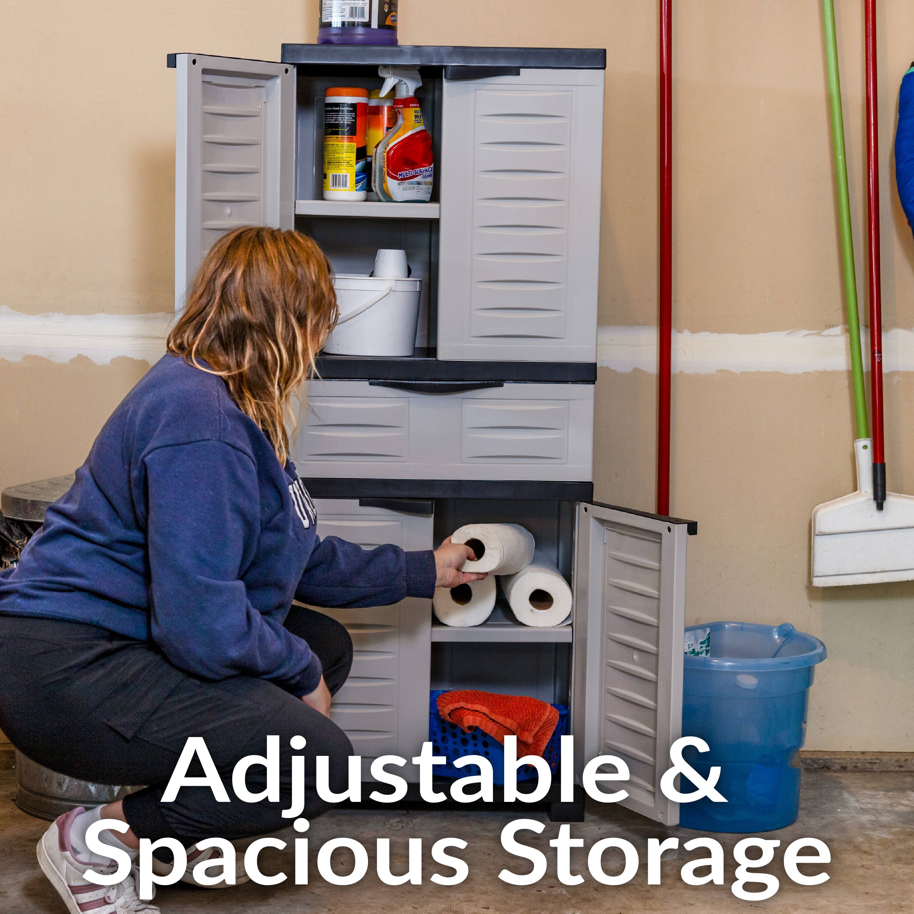 Adjustable & Spacious Storage