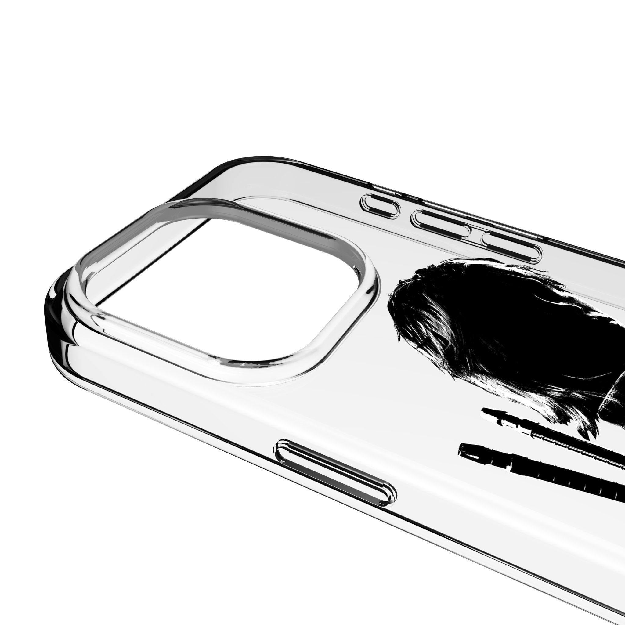 Left. Keyscaper - Marvel Badge Clear Phone Case - Apple iPhone 15 Plus - Thunderbolts 2.
