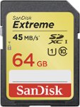 Front Zoom. SanDisk - Extreme 64GB SDXC Class 10 UHS-1 Memory Card.