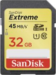 Front Zoom. SanDisk - Extreme 32GB SDHC Class 10 UHS-1 Memory Card.