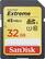 Front. SanDisk - Extreme 32GB SDHC Class 10 UHS-1 Memory Card - Black/Gold.