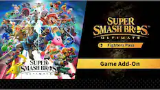 Front. Nintendo - Super Smash Bros. Ultimate and Super Smash Bros. Ultimate Fighters Pass Bundle.