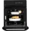 Alt View 11. GE - 24" Built-In Single Electric Wall Oven - Black on Black.
