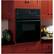 Alt View 13. GE - 24" Built-In Single Electric Wall Oven - Black on Black.
