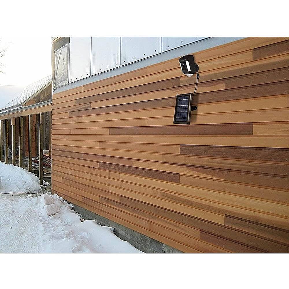 Alt View 14. Wasserstein - Solar Panel for Ring Spotlight Camera Battery and Ring Stick Up Camera Battery - Black.