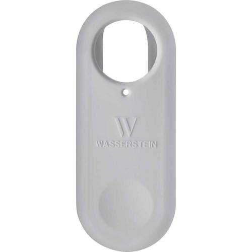 Wasserstein - Protective Silicone Skin for Nest Hello Video Doorbell - Gray