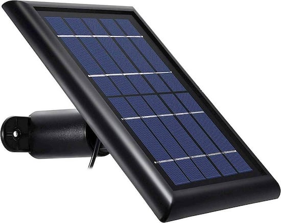 Wasserstein Solar Panel For Arlo Pro Arlo Pro 2 Arlo Go And Arlo Light Cameras Black Sopanforarpro2usa Best Buy