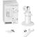 Alt View 11. Wasserstein - Metal Mount for Ring Spotlight Cam Battery - White.
