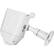 Alt View 13. Wasserstein - Metal Mount for Ring Spotlight Cam Battery - White.