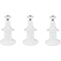 Wasserstein - Indoor/Outdoor Wall Mount for Arlo, Arlo Pro, Arlo Pro 2 (3-Pack) - White - Front_Zoom
