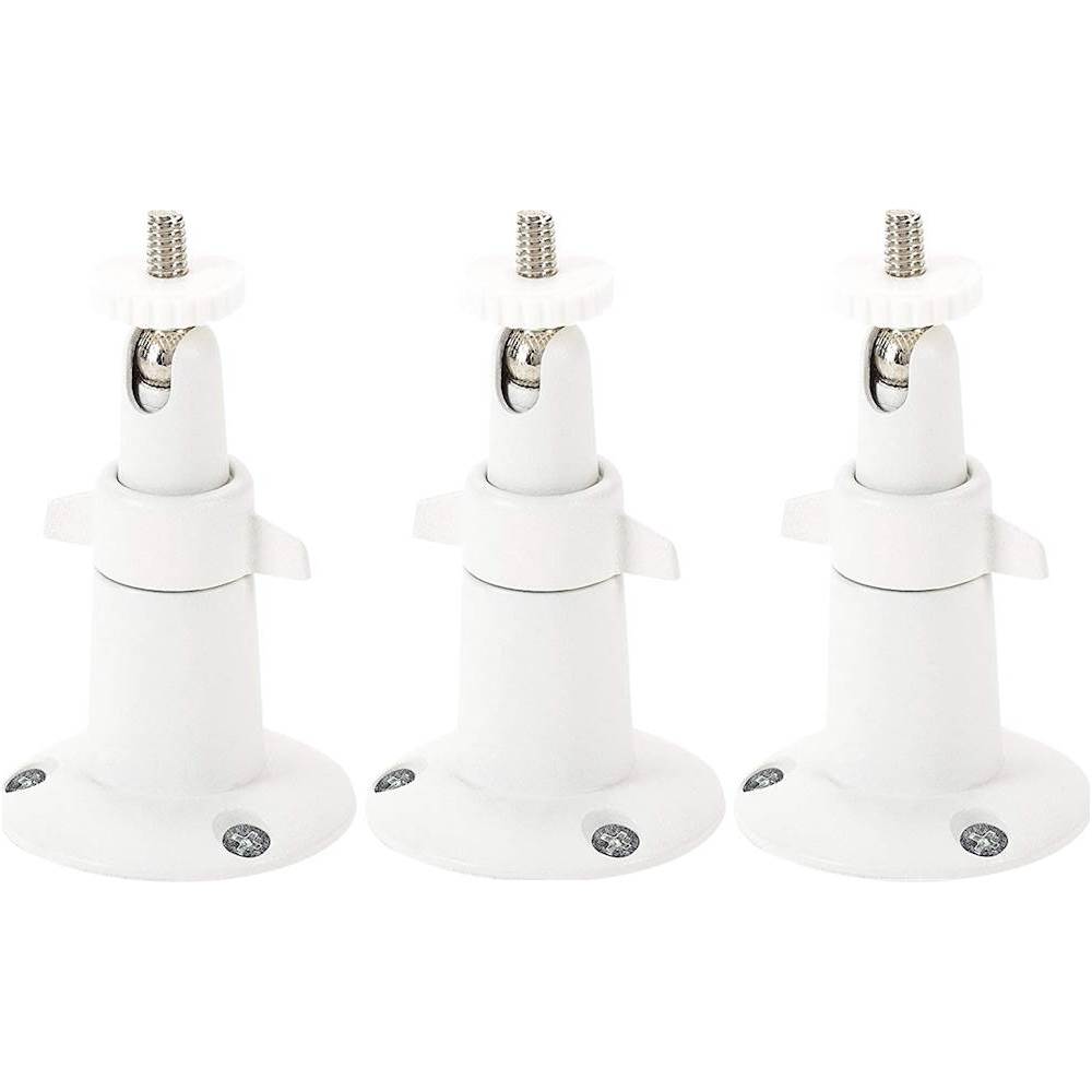 Left View: Arlo - Magnetic Wall Mounts for Pro 5S 2K, Pro 4, Pro 3, Ultra 2, and Ultra Cameras - White