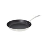 Angle Zoom. American Kitchen Cookware - Premium 8" Non-Stick Frying Pan - Black/Silver.