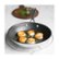 Left Zoom. American Kitchen Cookware - Premium 8" Non-Stick Frying Pan - Black/Silver.
