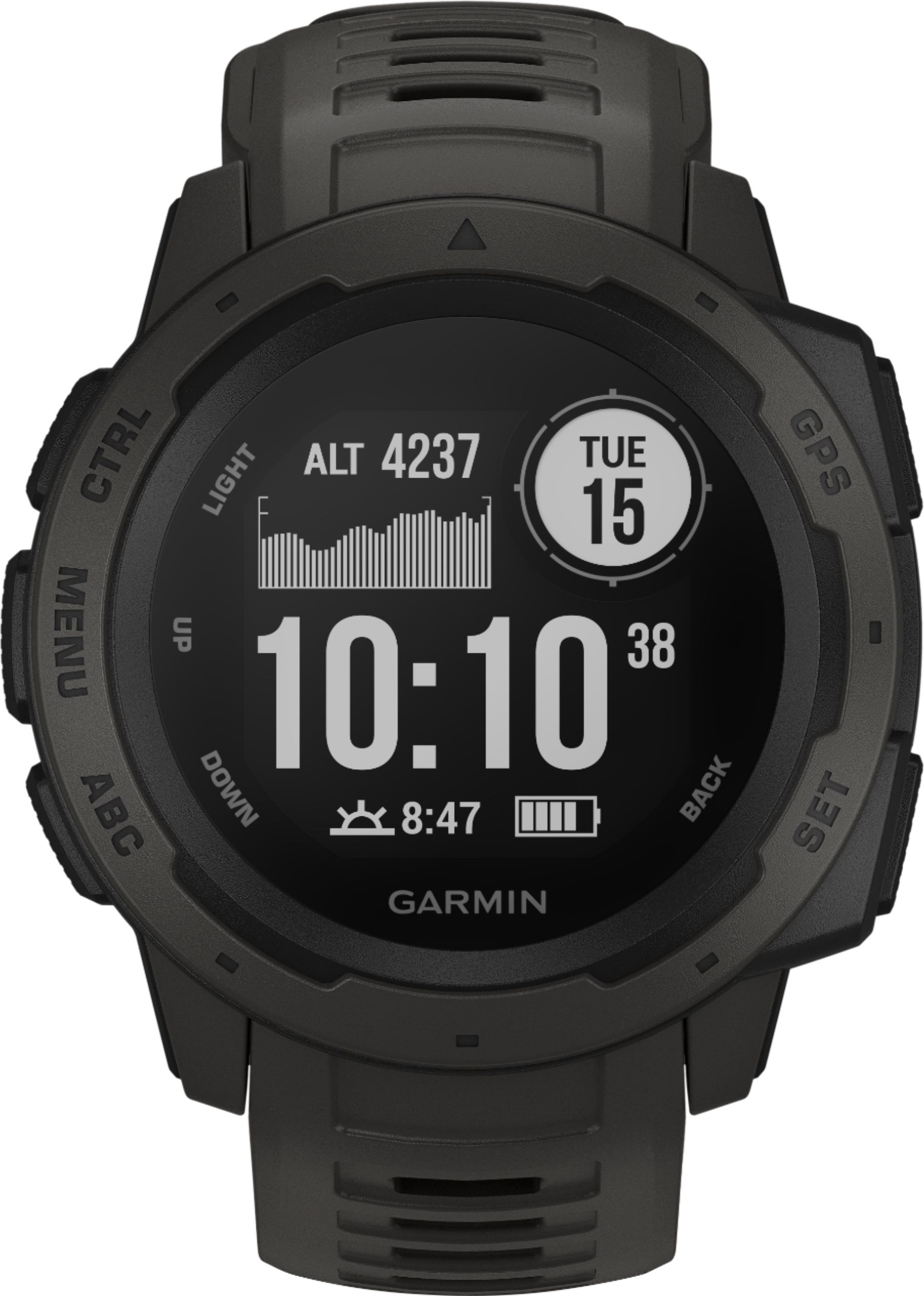 Instinct GPS Smartwatch 45mm Polymer Graphite 010-02064-00 Best Buy