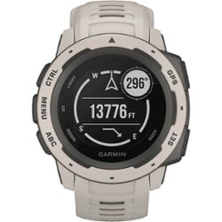 Garmin - Instinct GPS Smartwatch 45mm Fiber-Reinforced Polymer - Tundra - Front_Zoom