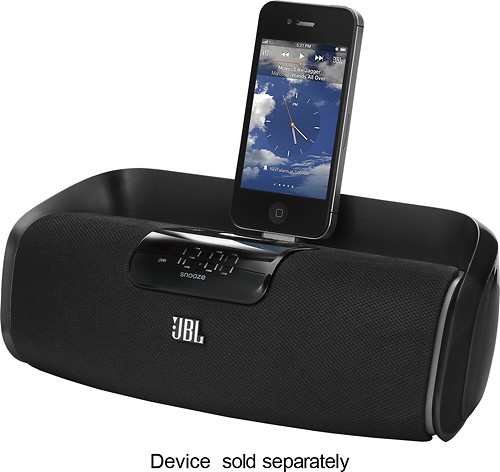  JBL - OnBeat aWake Speaker for Apple® iPod®, iPad® and iPhone® - Black