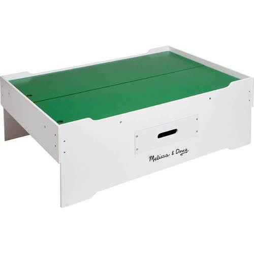 Melissa & Doug - Multi-Activity Train Table - White/Green was $149.99 now $117.99 (21.0% off)