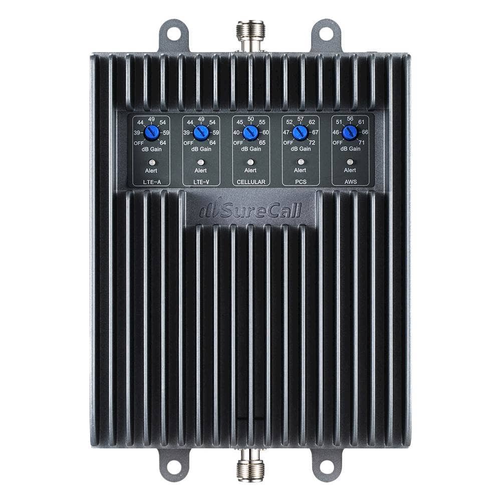 Alt View 13. SureCall - Fusion5s 4G LTE Cell Phone Signal Booster Kit - Black.