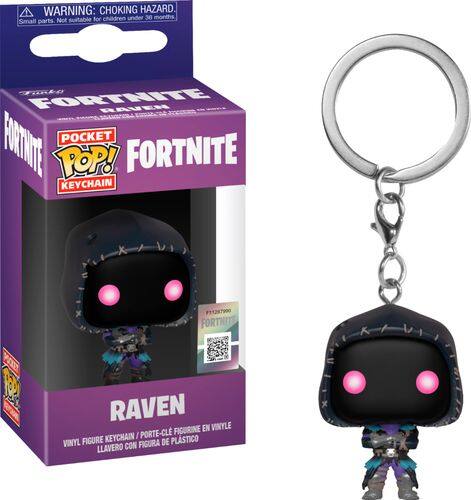 funko pop games fortnite series 2 raven keychain larger front - funko pop de fortnite drift