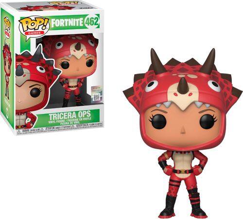 Funko - POP! Games: Fortnite Tricera Ops - Black/Red/Beige