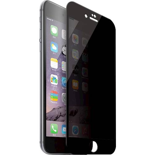 Angle View: SaharaCase - ZeroDamage Privacy Glass Screen Protector for Apple® iPhone® 8 Plus/7 Plus/6s Plus/6 Plus - Clear