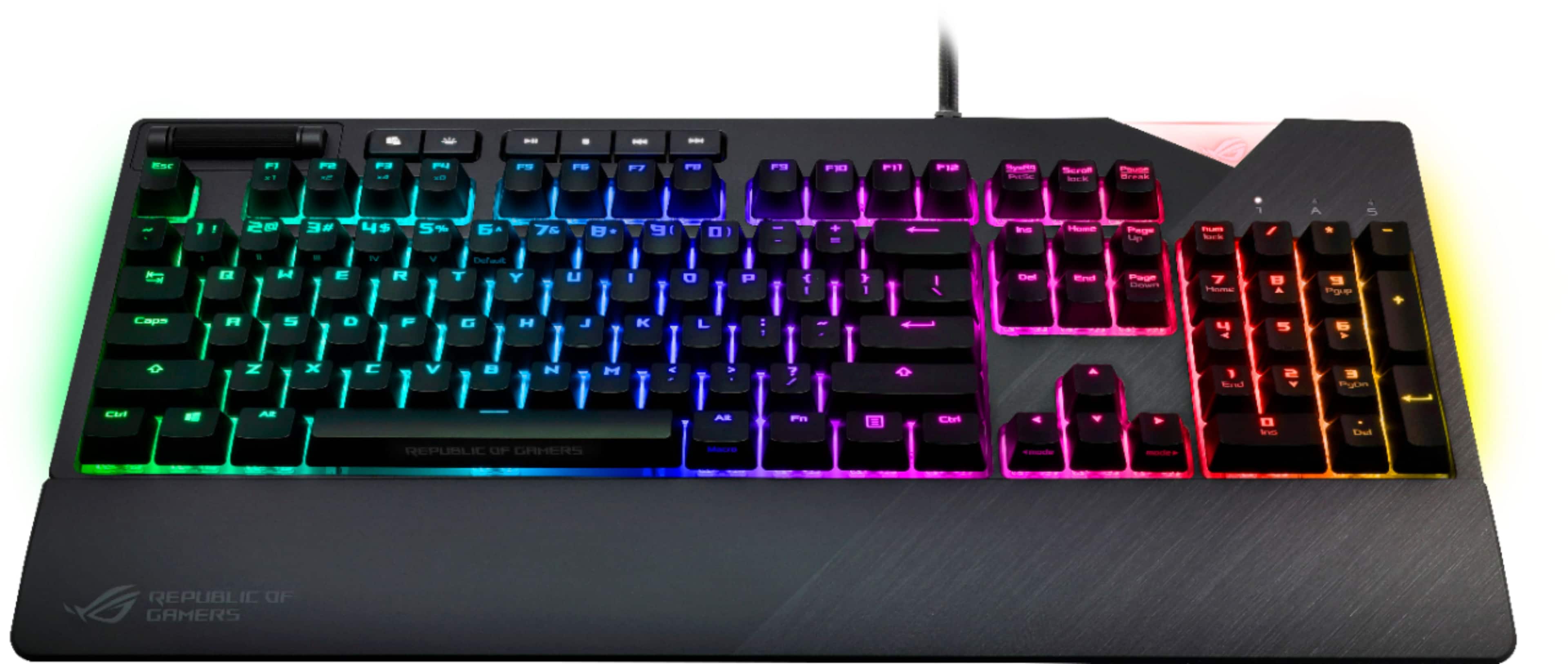 ASUS ROG Strix Flare Wired Gaming Mechanical CHERRY MX Speed ...