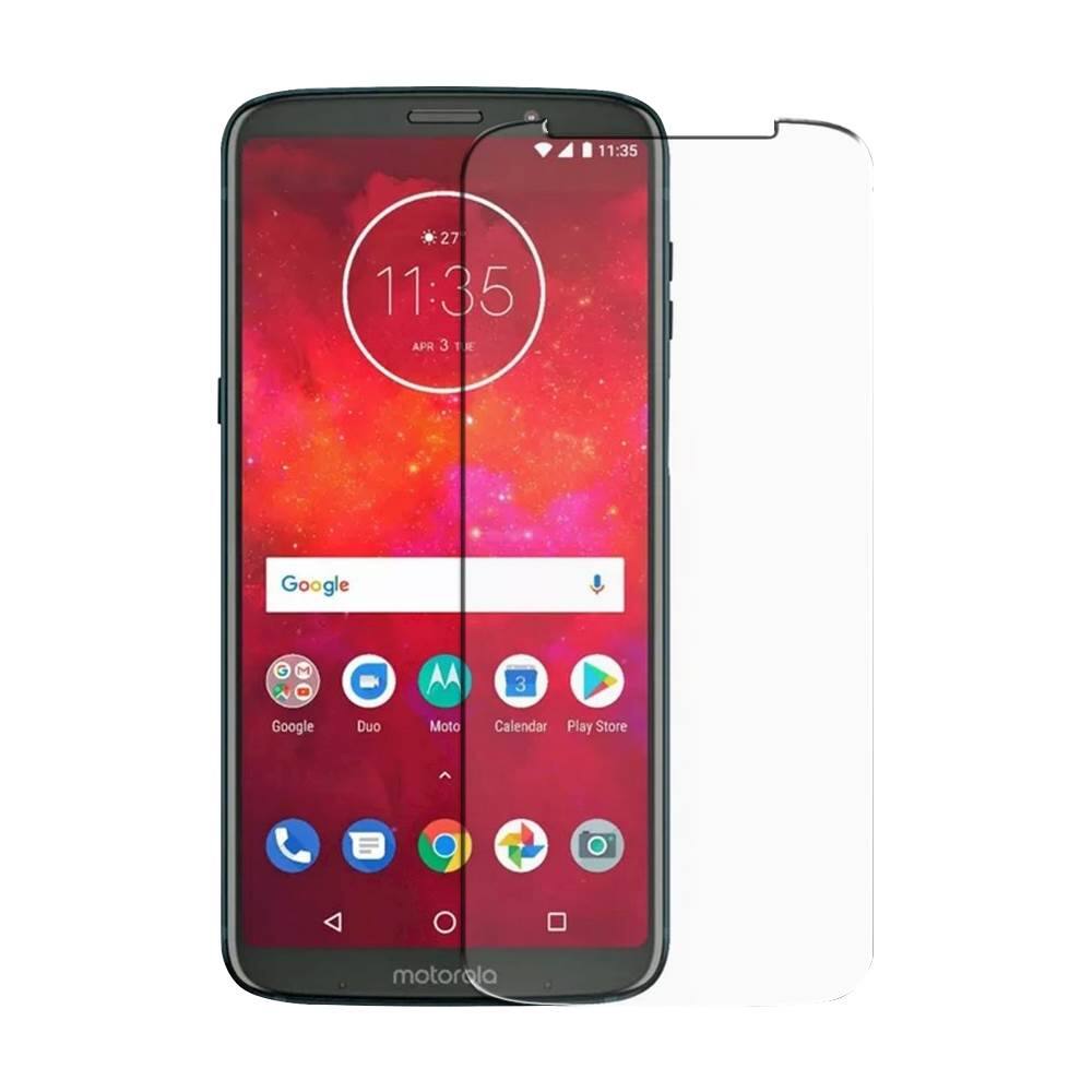 Alt View 11. SaharaCase - ZeroDamage Glass Screen Protector for Motorola Z3 Play - Clear.