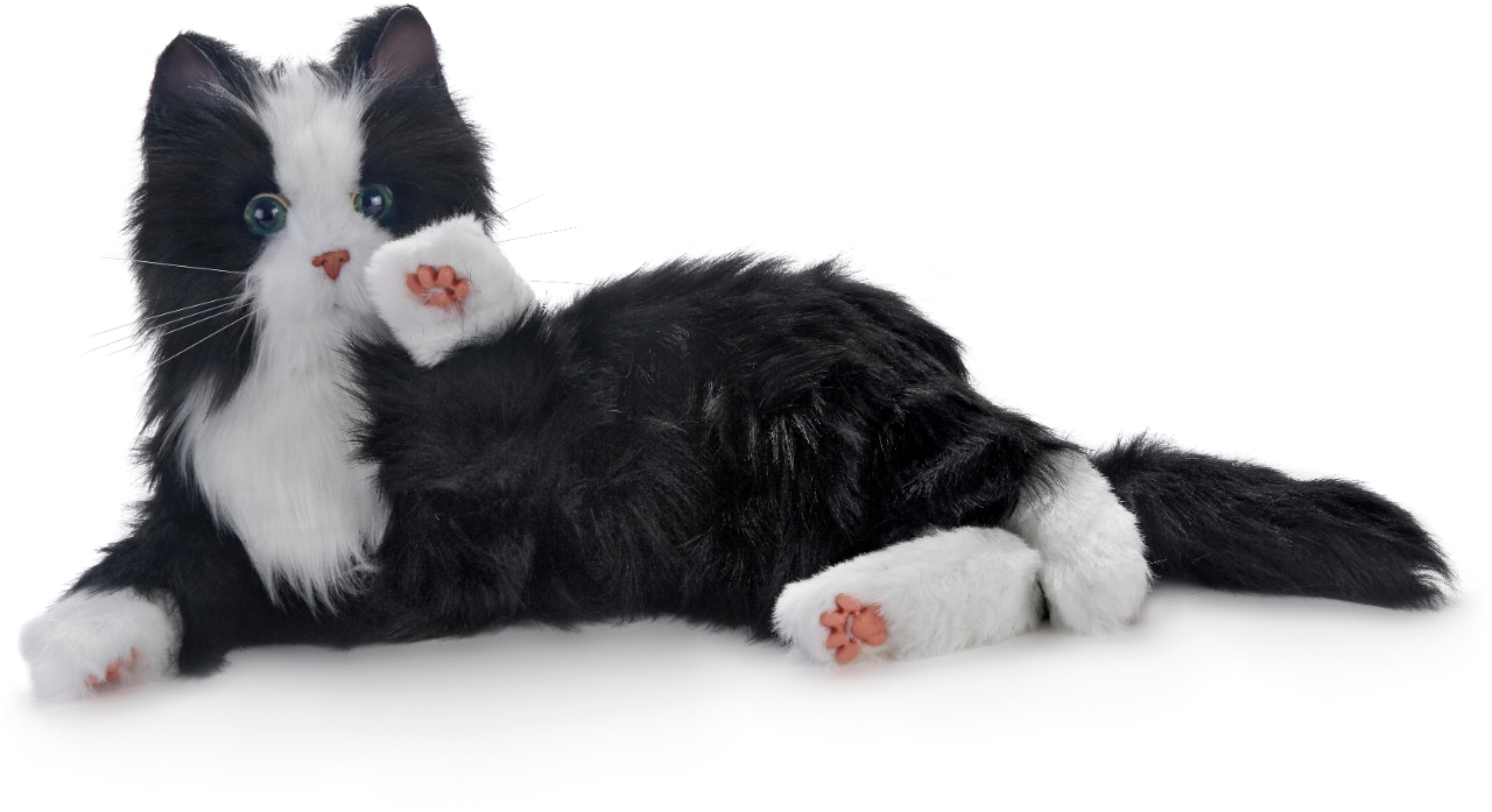 Black & White Tuxedo Cat JOY FOR ALL Ageless Innovation Companion Pets Lifelike & Realistic