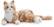 Front. Joy for All - Companion Pet Cat - Orange Tabby.