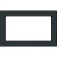 GE - 30" Trim Kit for Profile Microwaves - Black Slate - Front_Zoom