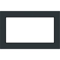 GE - 30" Trim Kit for Profile Microwaves - Black slate - Front_Zoom