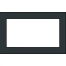 GE - 30" Trim Kit for Profile Microwaves - Black Slate